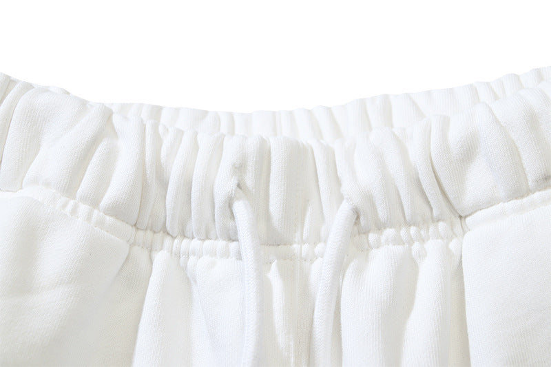 Off White Hand Letter Graphic Casual Shorts Unisex