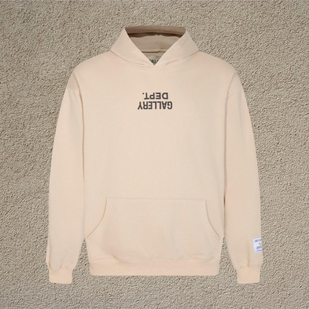 Gallery Dept Letter Print Hoodie Loose Couple Streetwear Sweatshirt