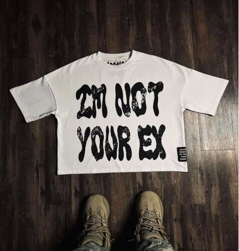 Y2K Cartoon- & Anime-Grafik Unisex Oversized Streetwear Baumwoll-T-Shirt
