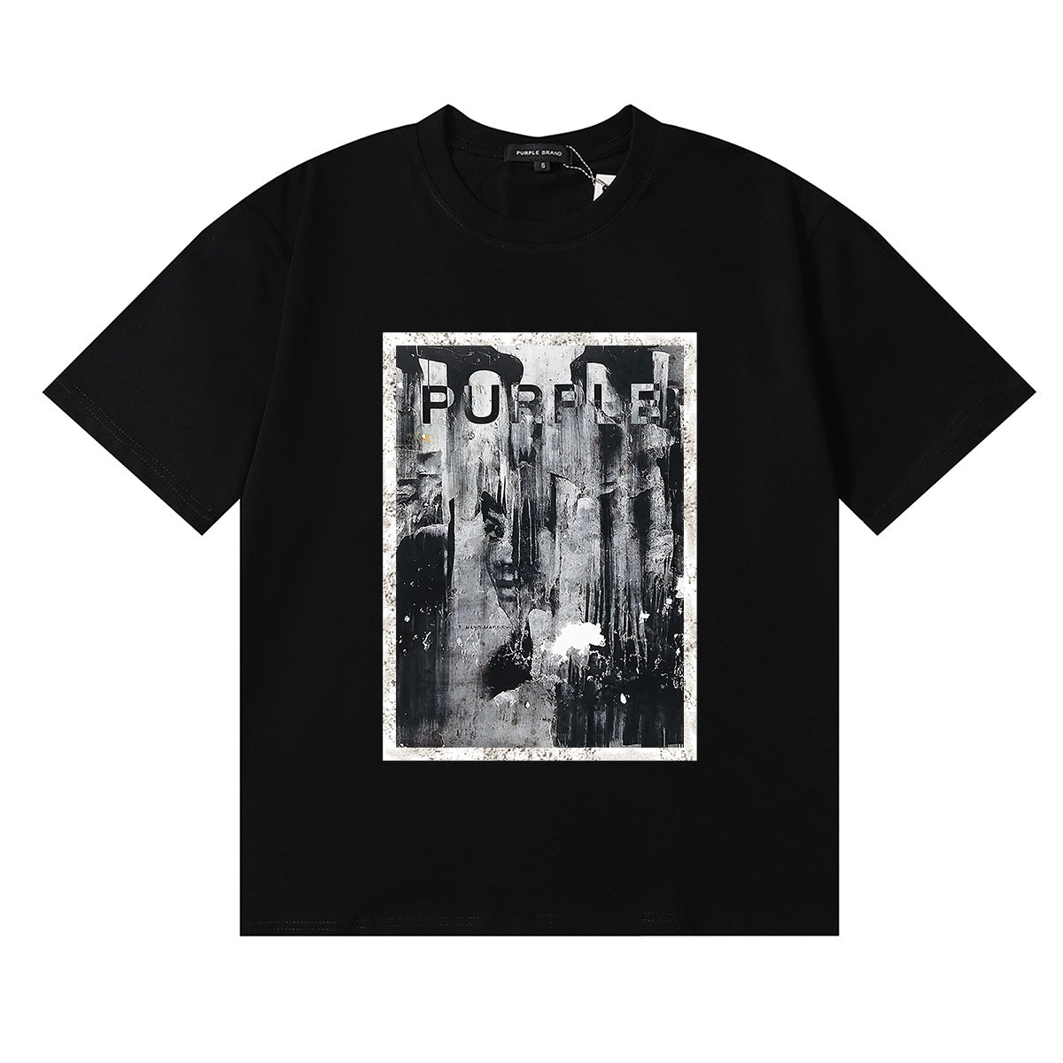 Purple Brand Graphic Tee Loose Unisex Vintage Streetwear T-Shirt
