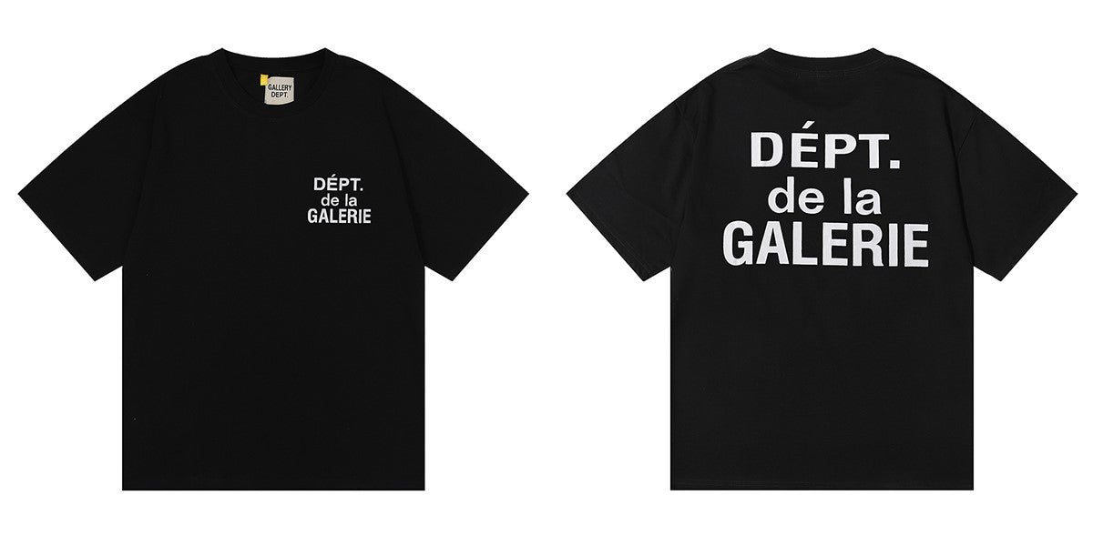 Gallery Dept Tie Dye Washed Graffiti Print Crew Neck T‑Shirt Unisex