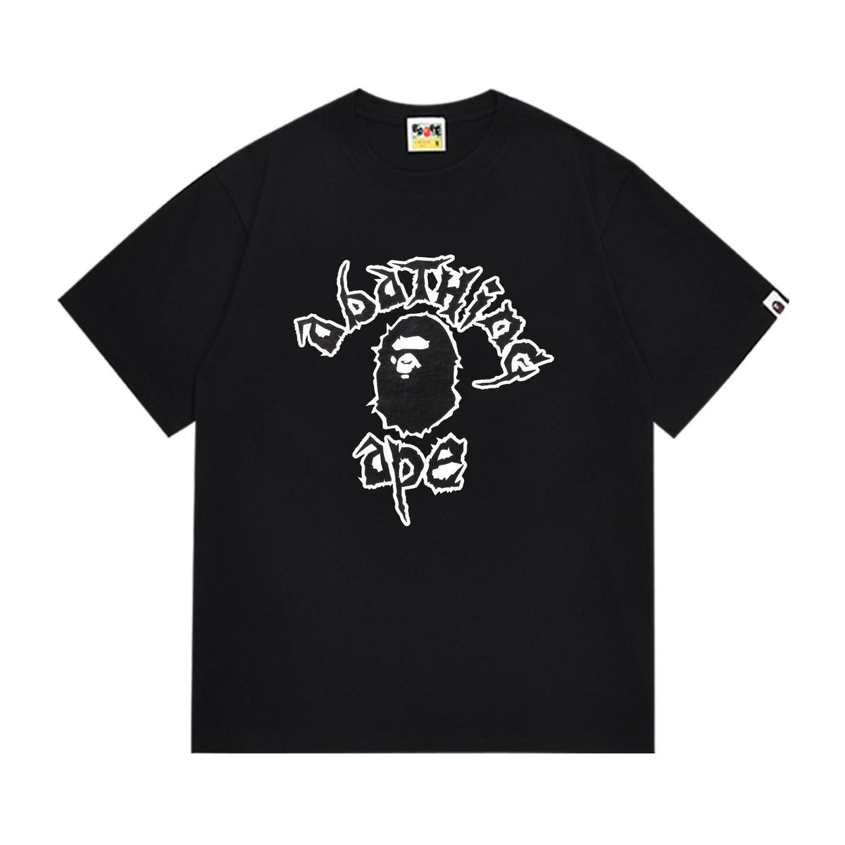 BAPE Ape Head Graphic Print Loose Unisex Streetwear T-Shirt