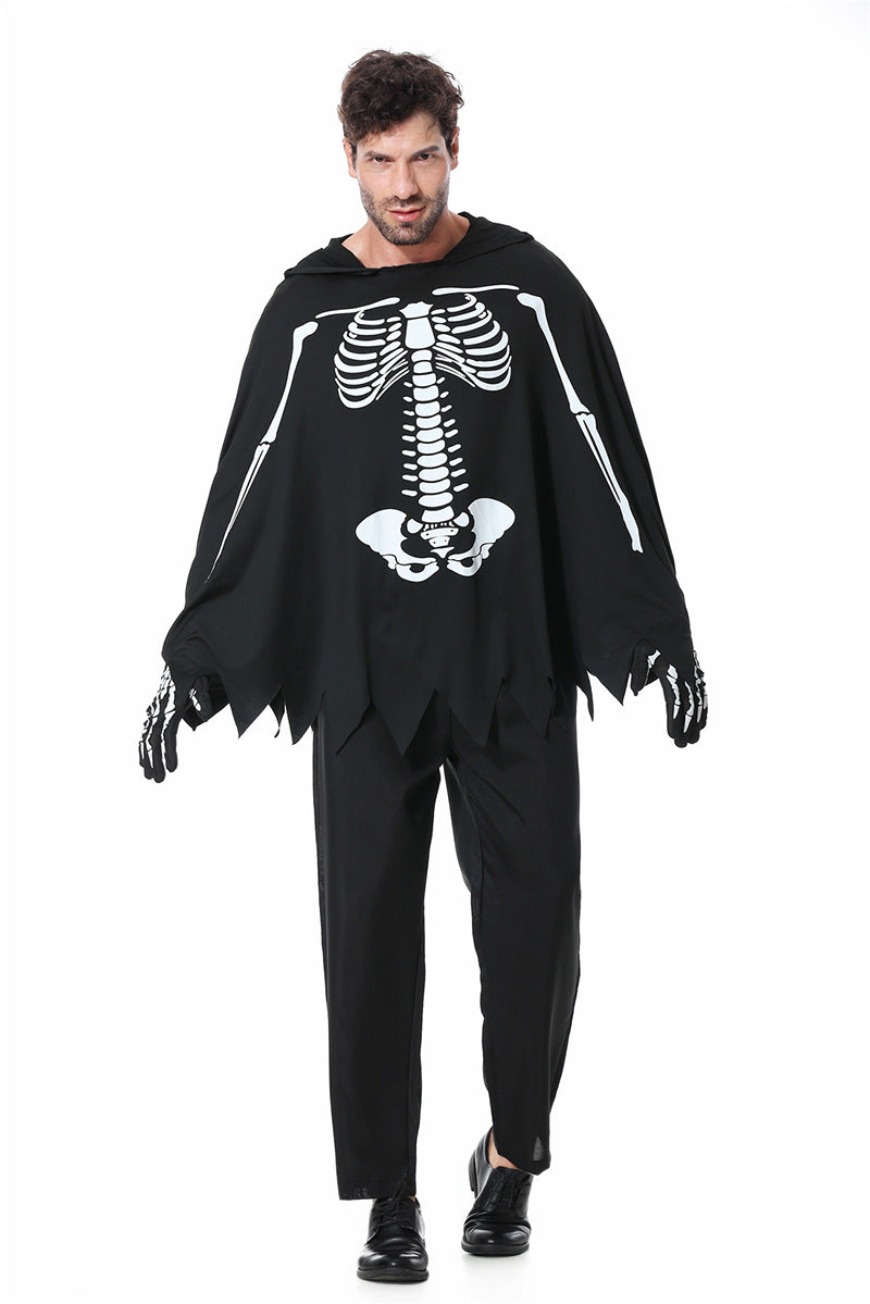 Halloween Men & Women Skeleton Ghost Bride Cosplay Couple Party Sets