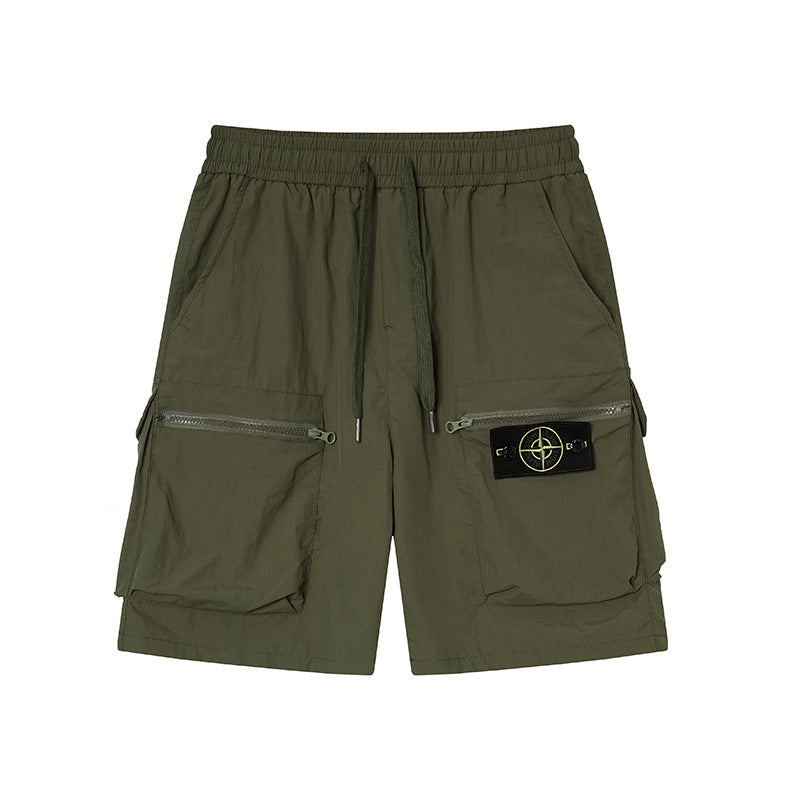 Stone Island Compass Patch Pants Men Cargo Shorts & Cotton Sweatpants