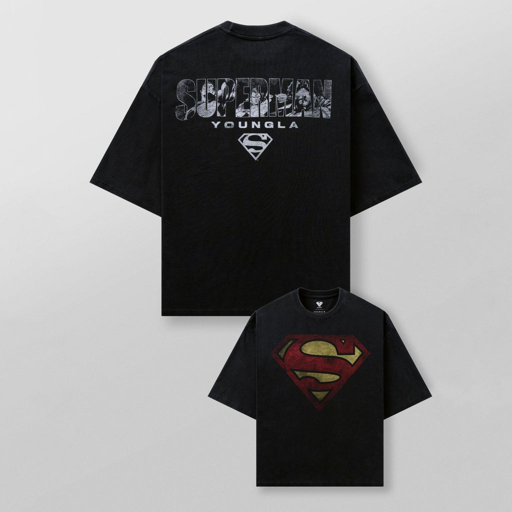YOUNGLA 4064 Superman Huge Tees