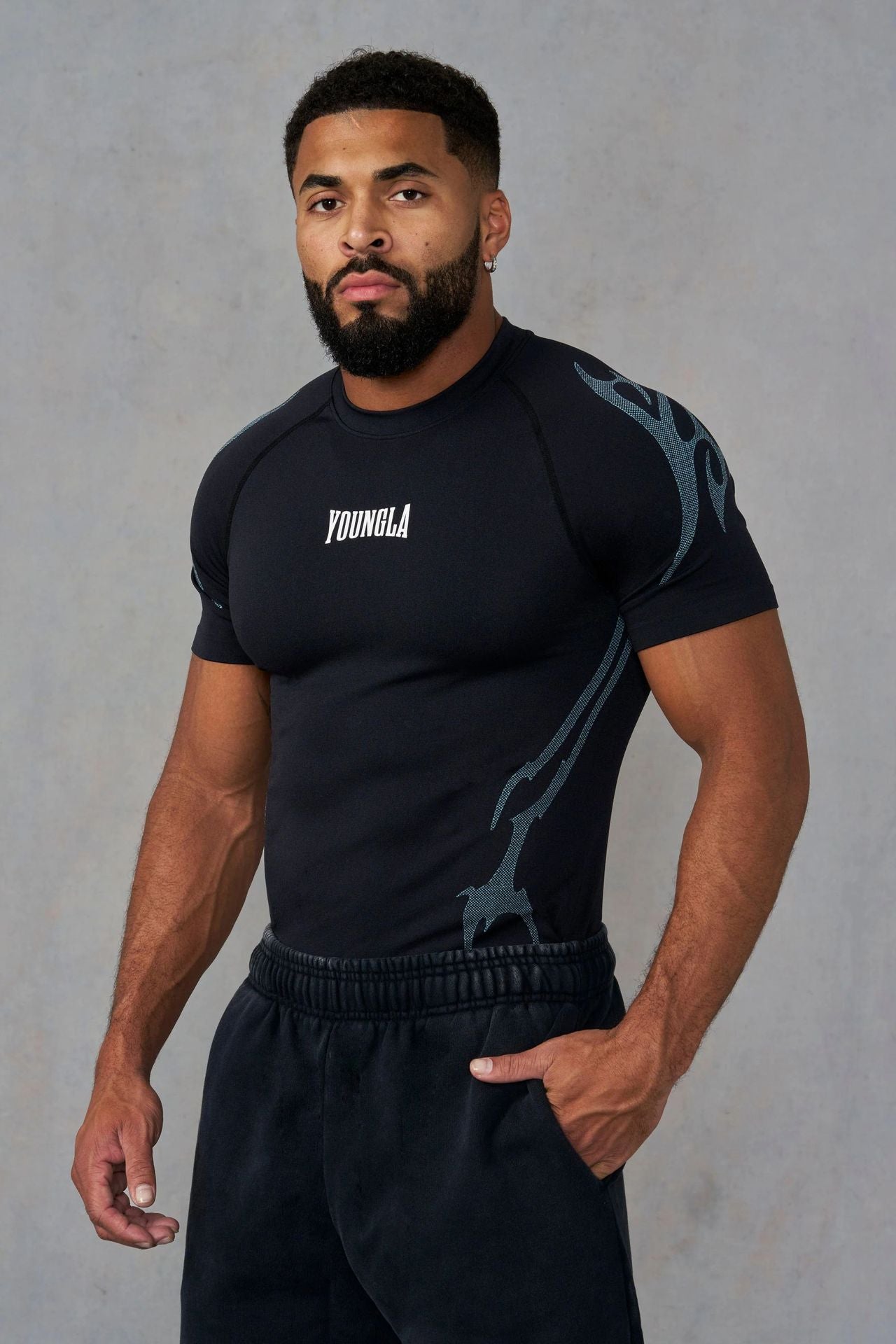 YOUNGLA 4067 Gothic Compression Tees