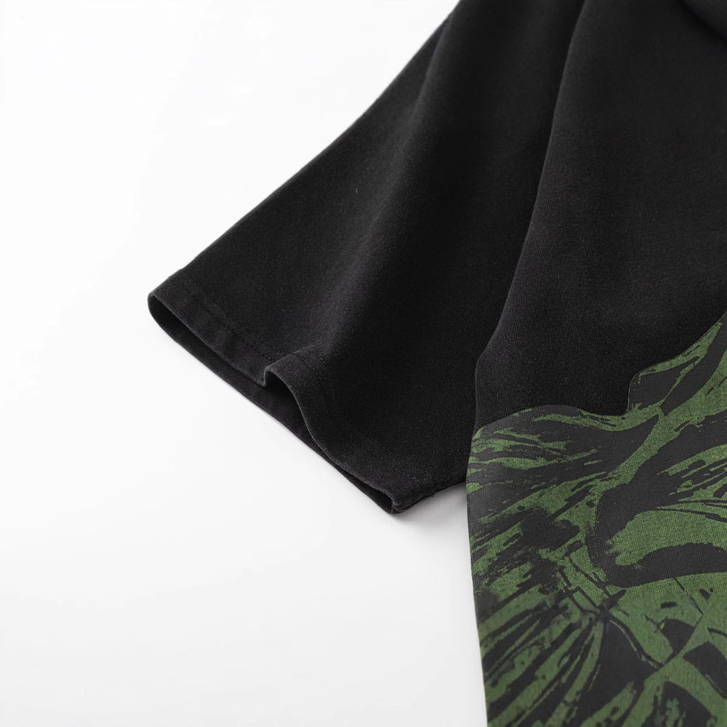 Off-White Crocodile Arrow Pattern Crew Neck Short Sleeve T Shirt Unisex