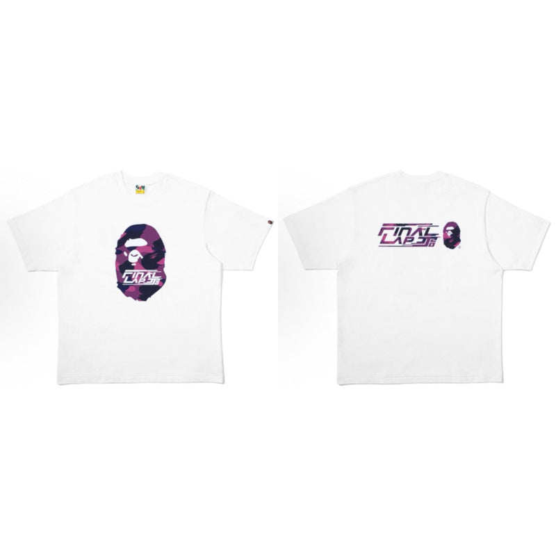 Bape Ape Head Graphic Short Sleeve Tee Streetwear Unisex