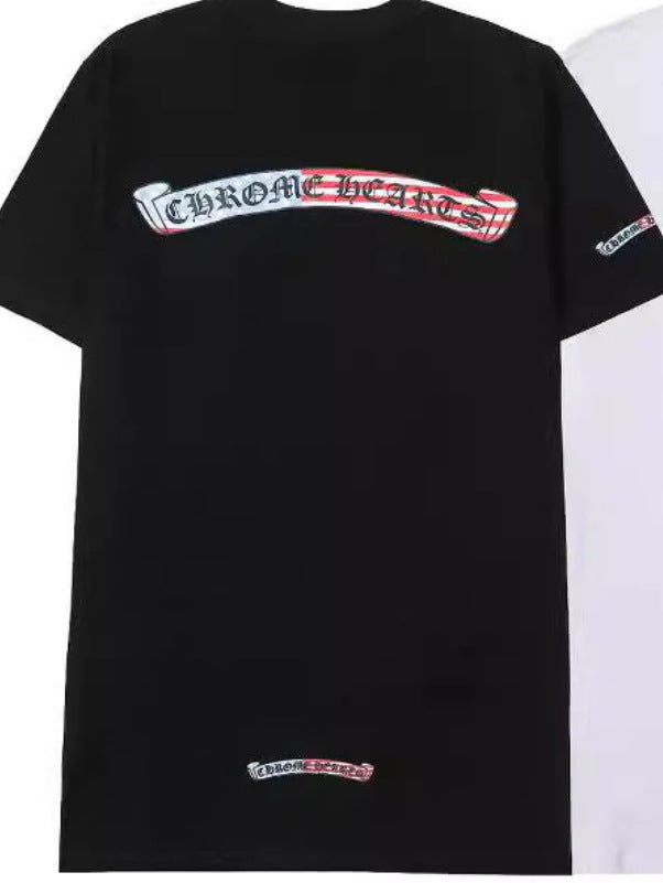 Chrome Hearts Multi‑Cross Graphic Oversized Tee Streetwear Unisex