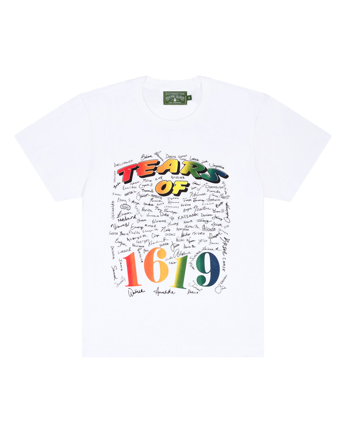 2026 New Denim Tears Print Loose Crewneck Unisex Casual T-Shirt
