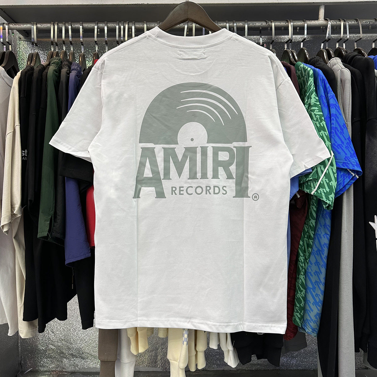 Amiri Peace Dove Graphic Oversized Tee Streetwear Unisex