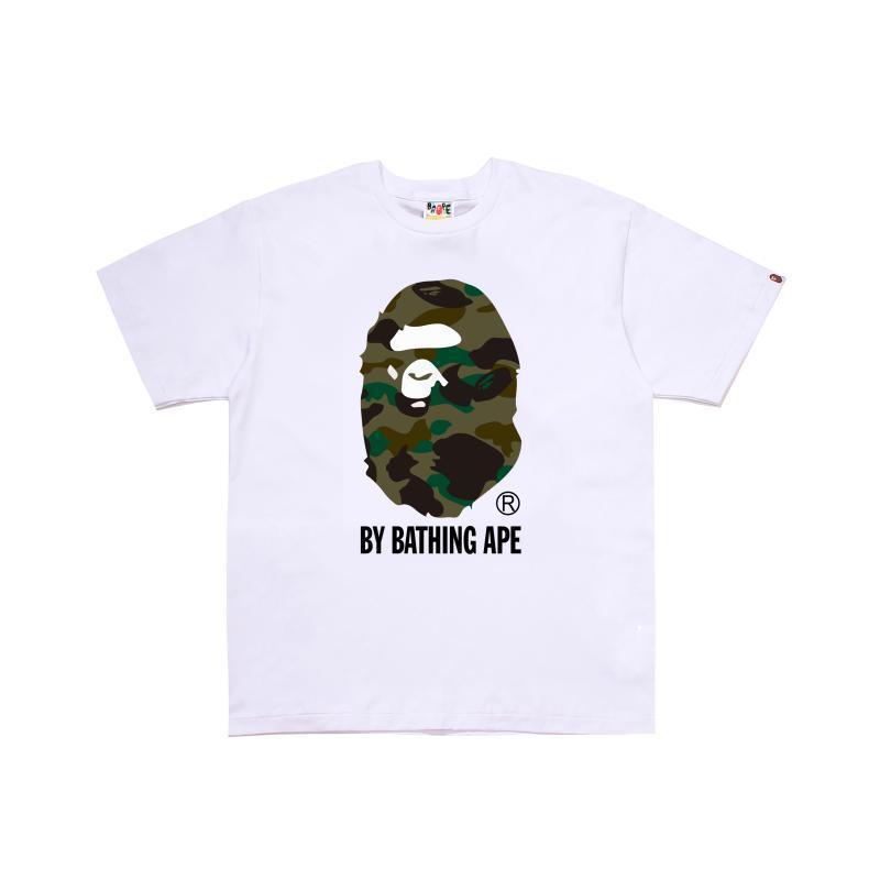 BAPE Ape Head Print Loose Unisex Streetwear T-Shirt