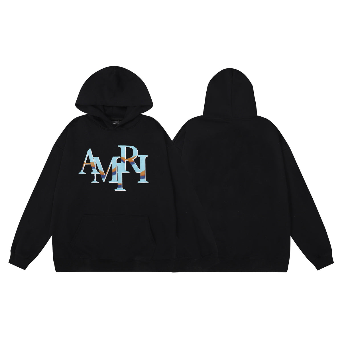 AMIRI Graphic Print Hoodie Streetwear Cotton Pullover Sweatshirt