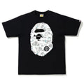 BAPE Ape Head Camo Shark Print Crew Neck Short Sleeve T‑Shirt Unisex