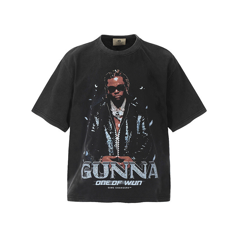Travis Scott VTG Washed Rapper Athlete Mike Tyson Oversized Tee