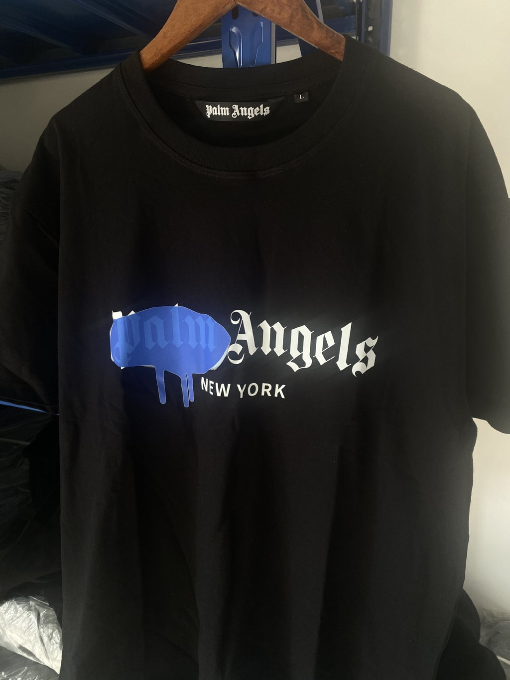 Palm Angels Heart Letter Graphic Short Sleeve Tee Streetwear Unisex