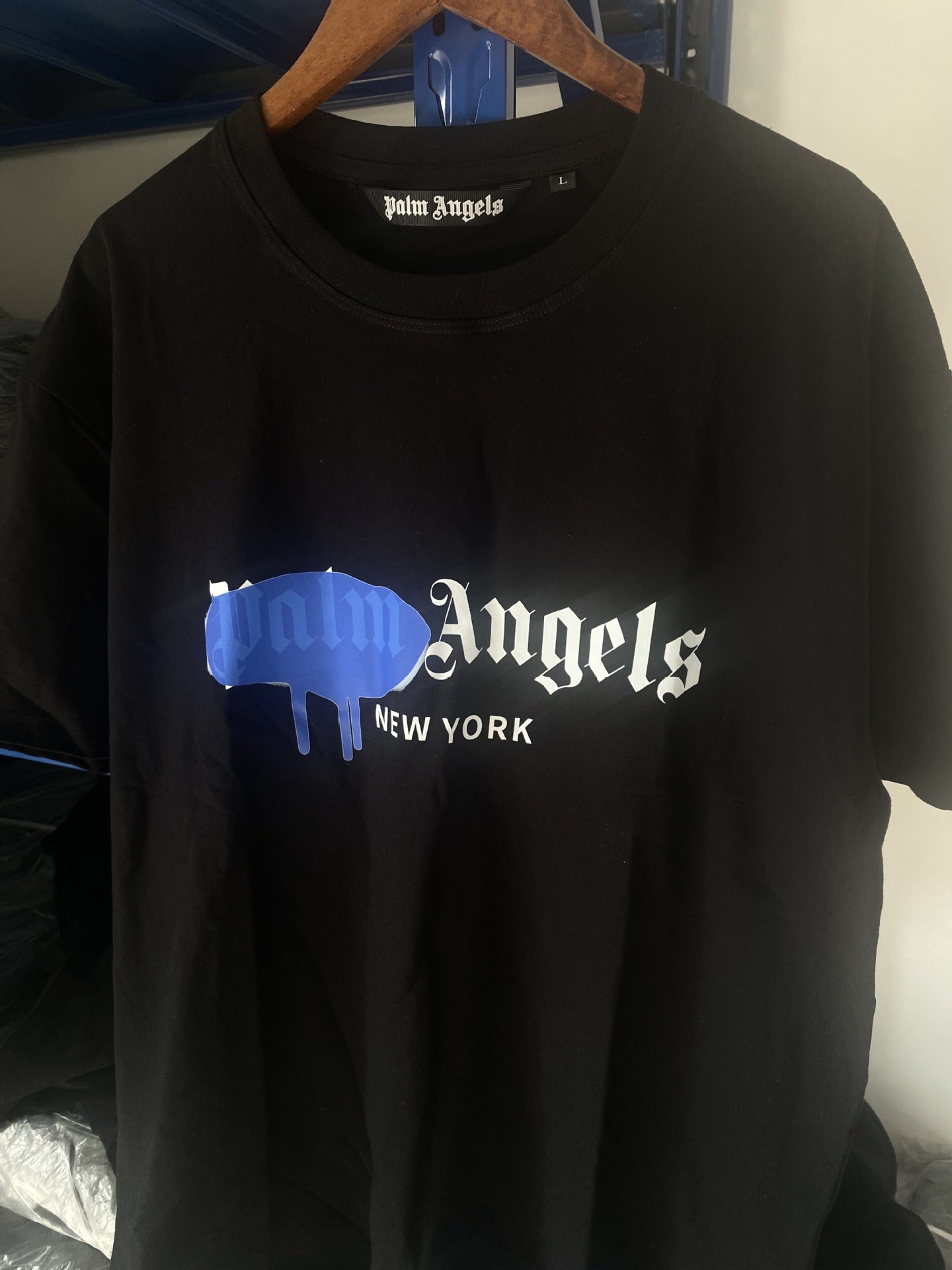 Palm Angels Heart Letter Graphic Short Sleeve Tee Streetwear Unisex