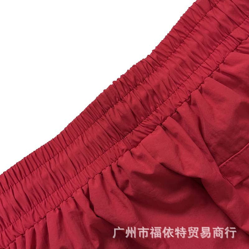 Corteiz Alcatraz Italian-Style Drawstring Nylon Shorts
