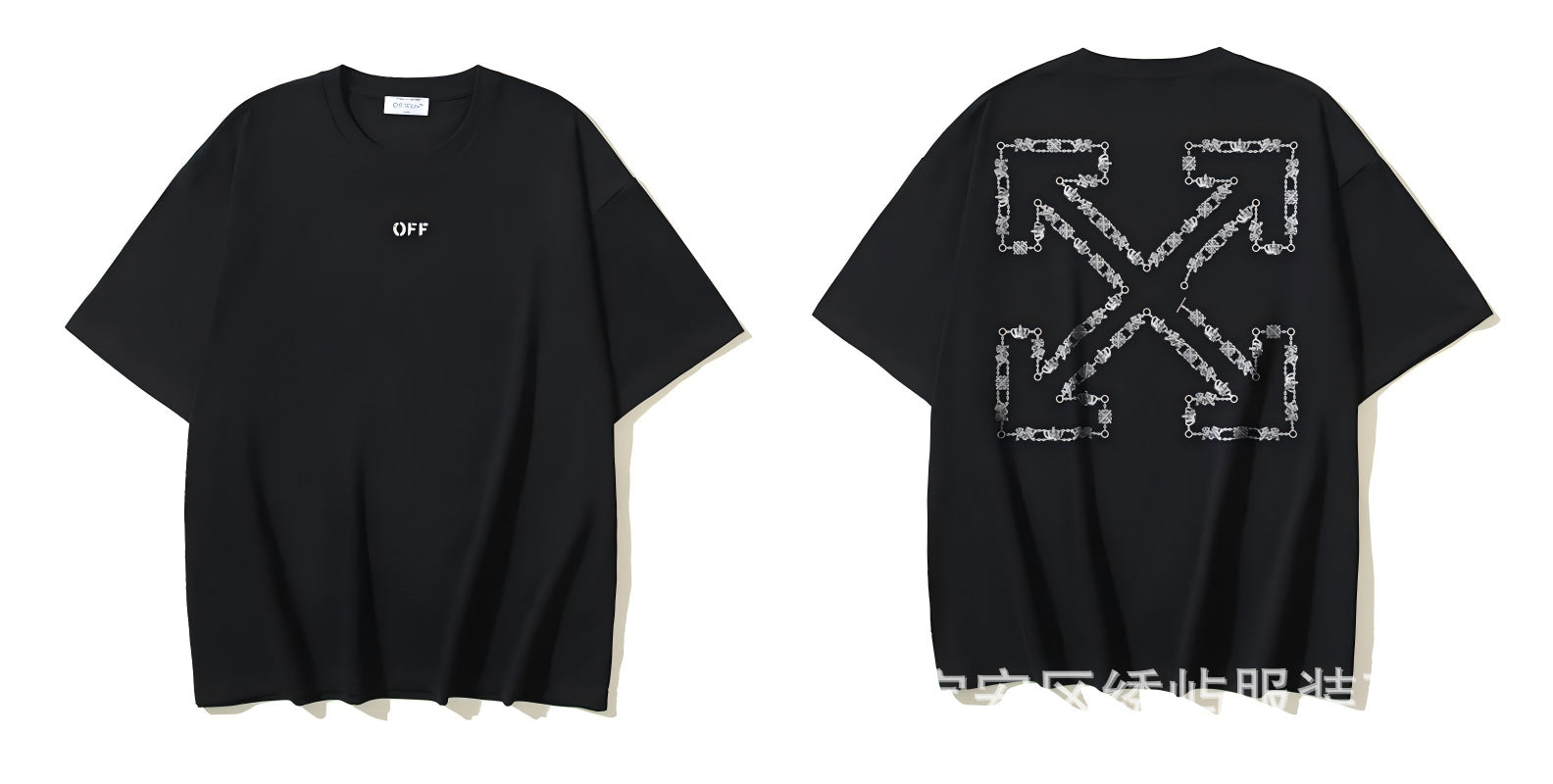 Figure Arrow Graphic Print Streetwear Crew Neck Short Sleeve T Shirt
