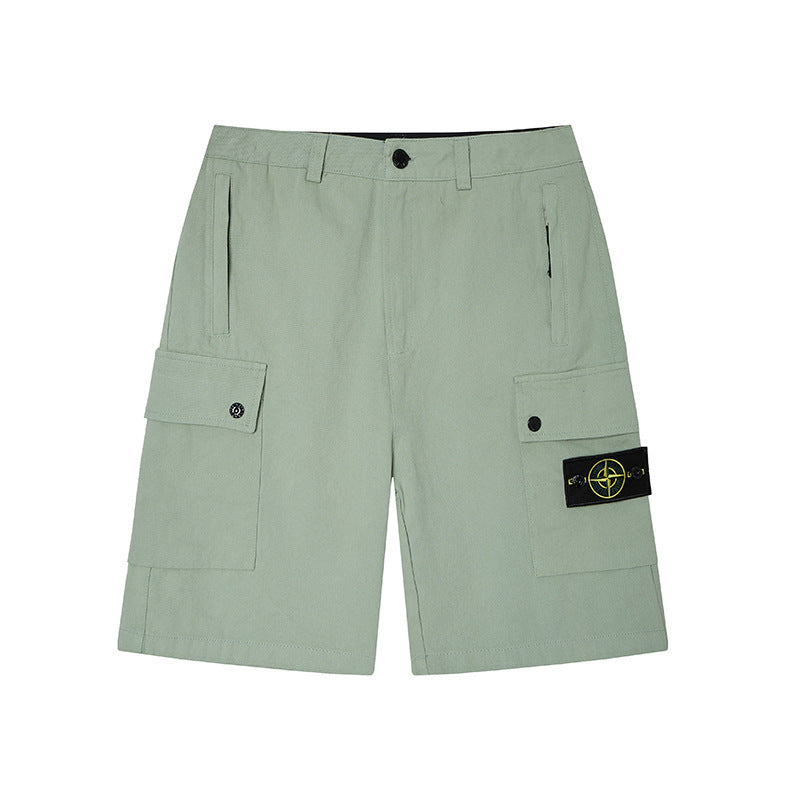 Stone Island Compass Patch Pants Men Cargo Shorts & Cotton Sweatpants
