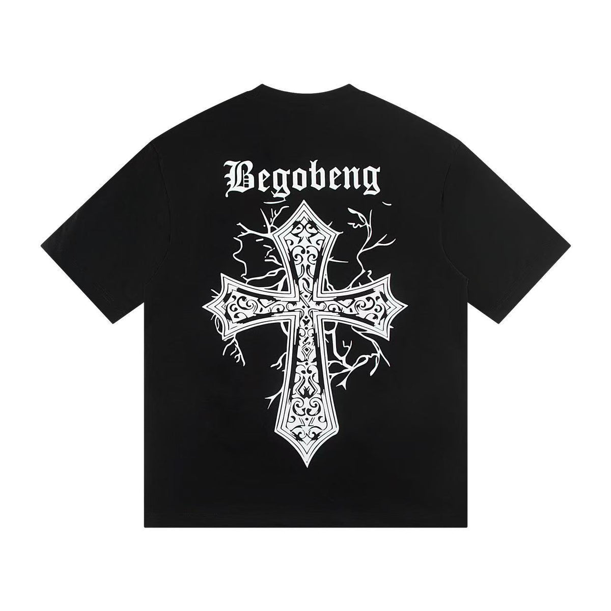 Chrome Hearts Horseshoe Cross Print Short Sleeve Tee Unisex
