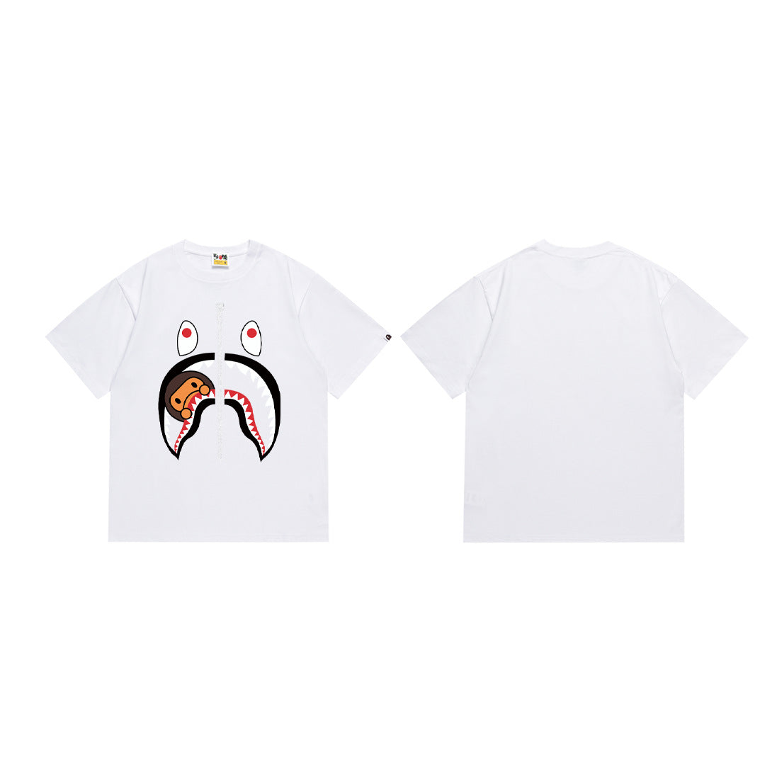 Bape Camo Ape‑Head Graphic Oversized Tee Streetwear Unisex