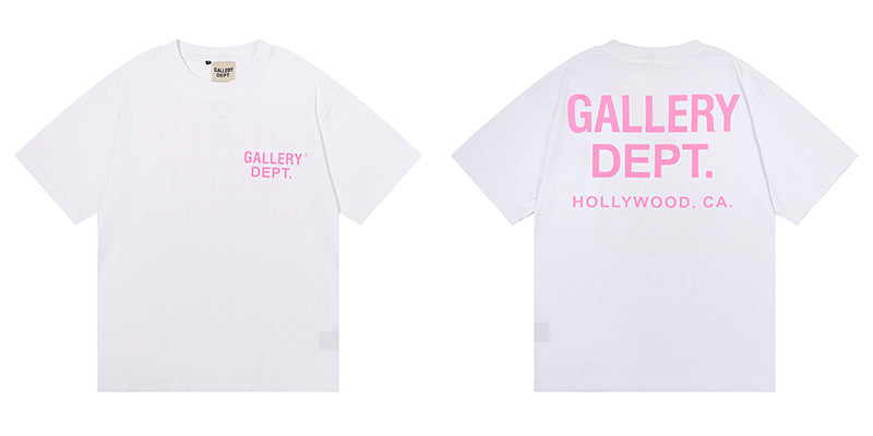 Gallery Dept Tie Dye Washed Graffiti Print Crew Neck T‑Shirt Unisex