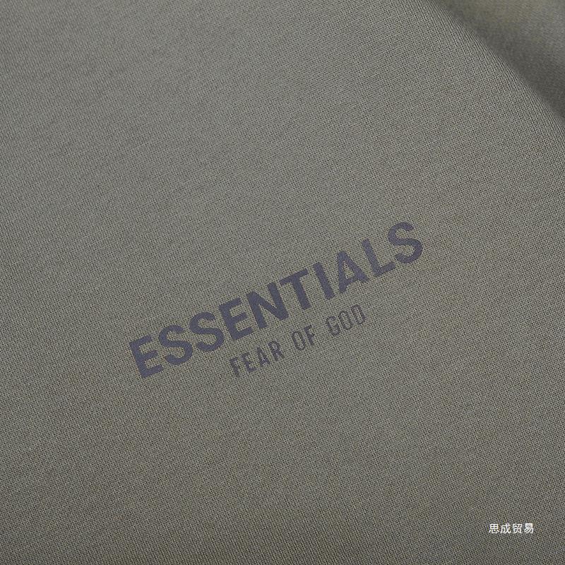 Fear of God ESSENTIALS Small Logo Crewneck Sweatshirt Chest & Sleeve