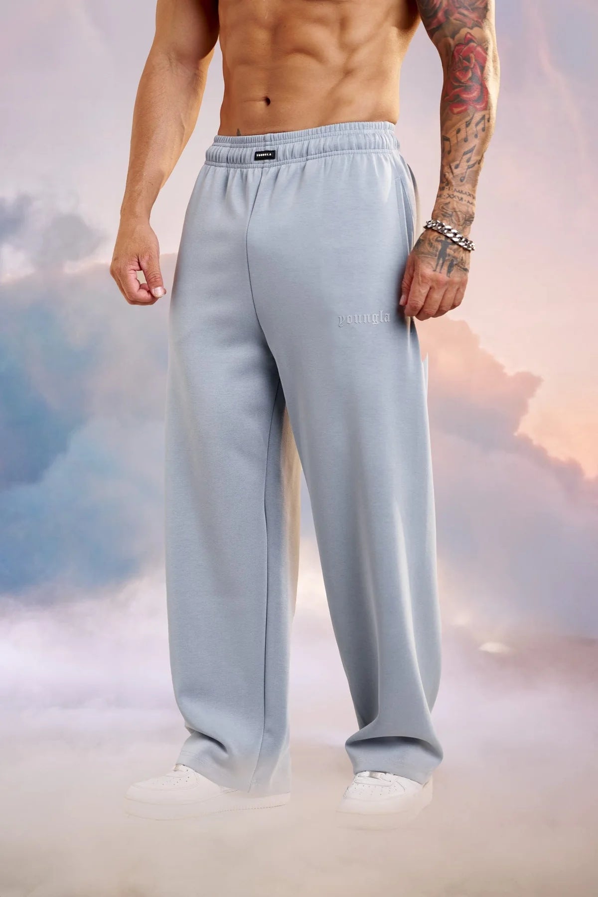 YOUNGLA 2141 Soft AF No Cuff Sweats