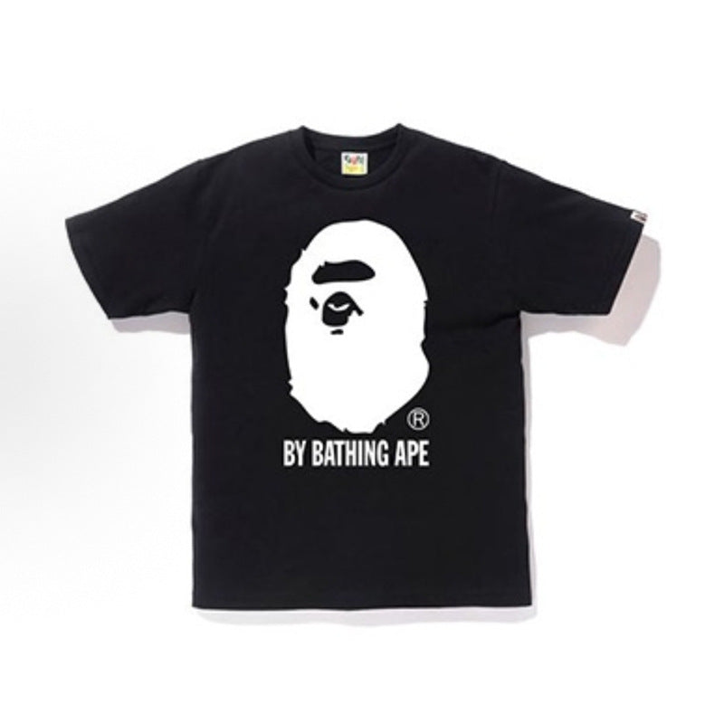 BAPE Ape Head Shark Print Loose Casual Unisex Short Sleeve T-Shirt
