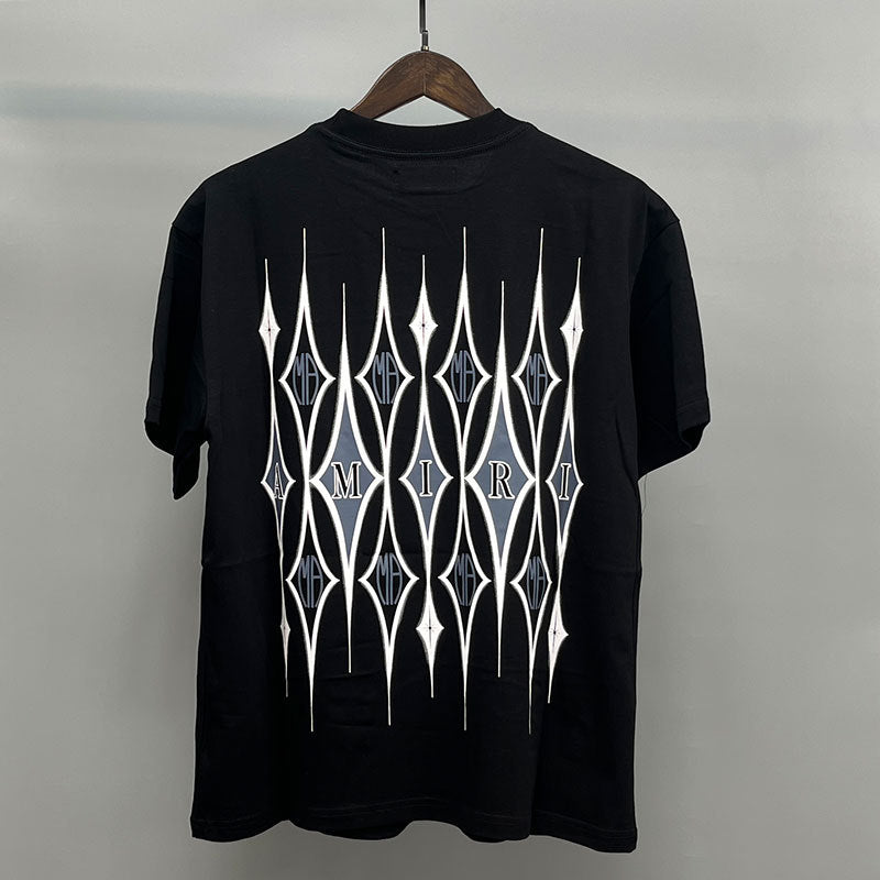 Amiri Multi‑Style Letter Logo Graphic Oversized Tee Streetwear Unisex