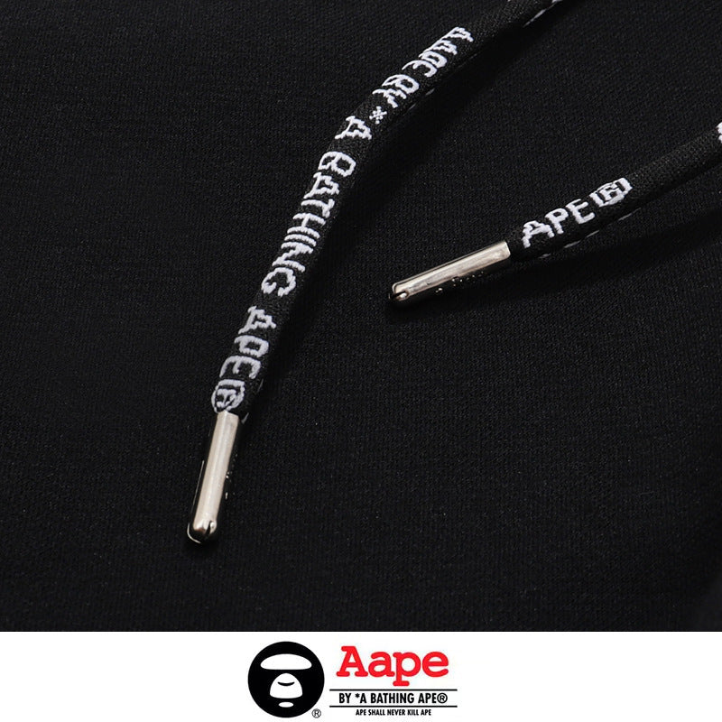 BAPE Aape Ape Big Logo Print Cuffed Jogger Sweatpants Unisex