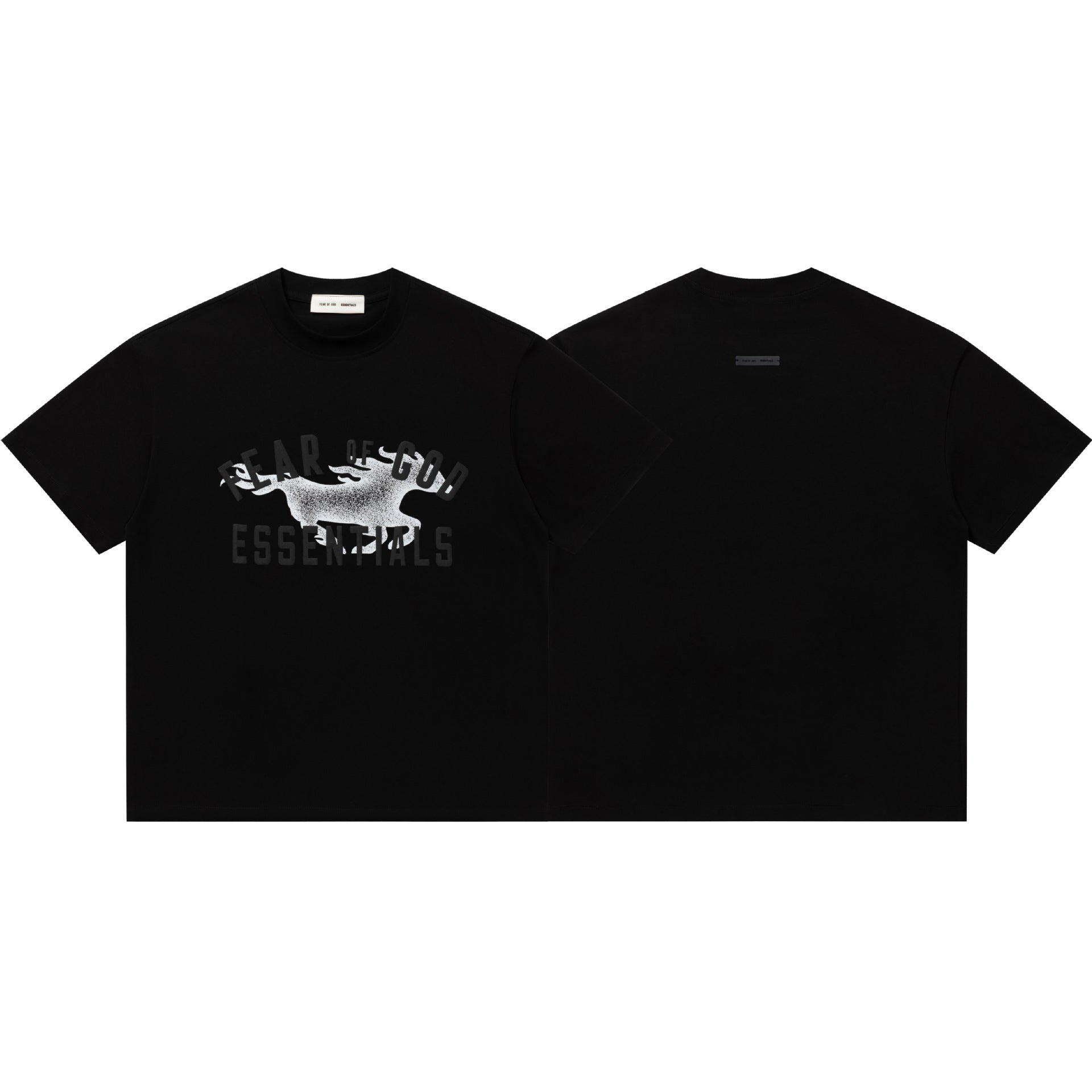 Fear Of God Essentials Letter Series Crew Neck Short Sleeve T Shirt