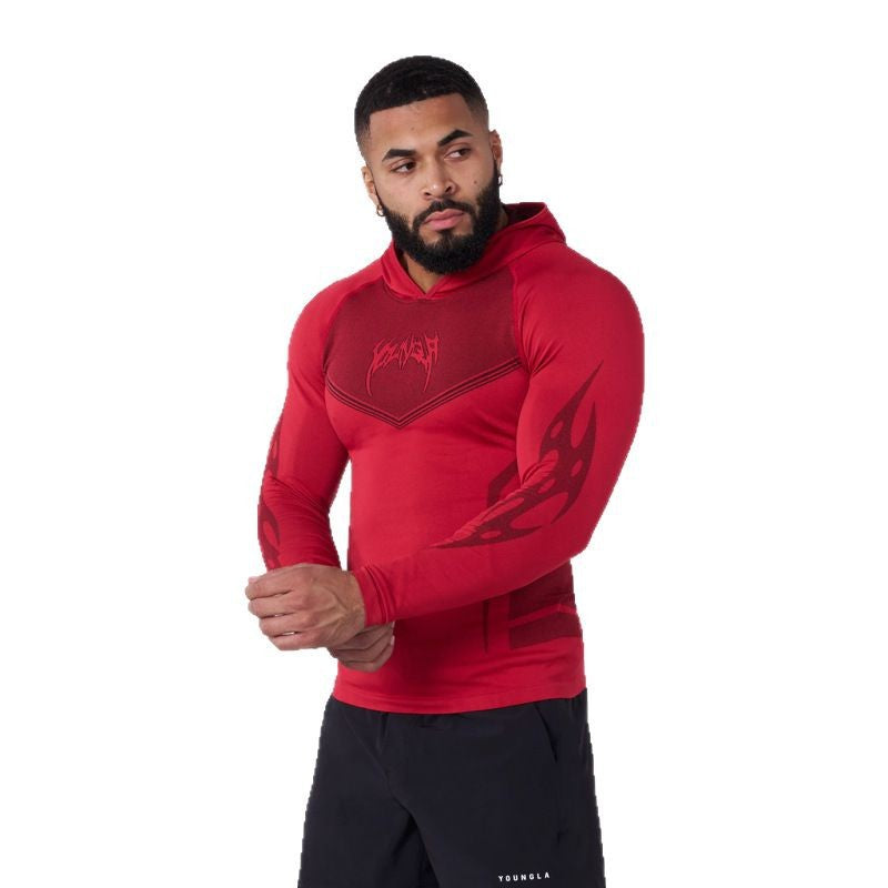 YOUNGLA 8062 Warrior Compression Hoodies