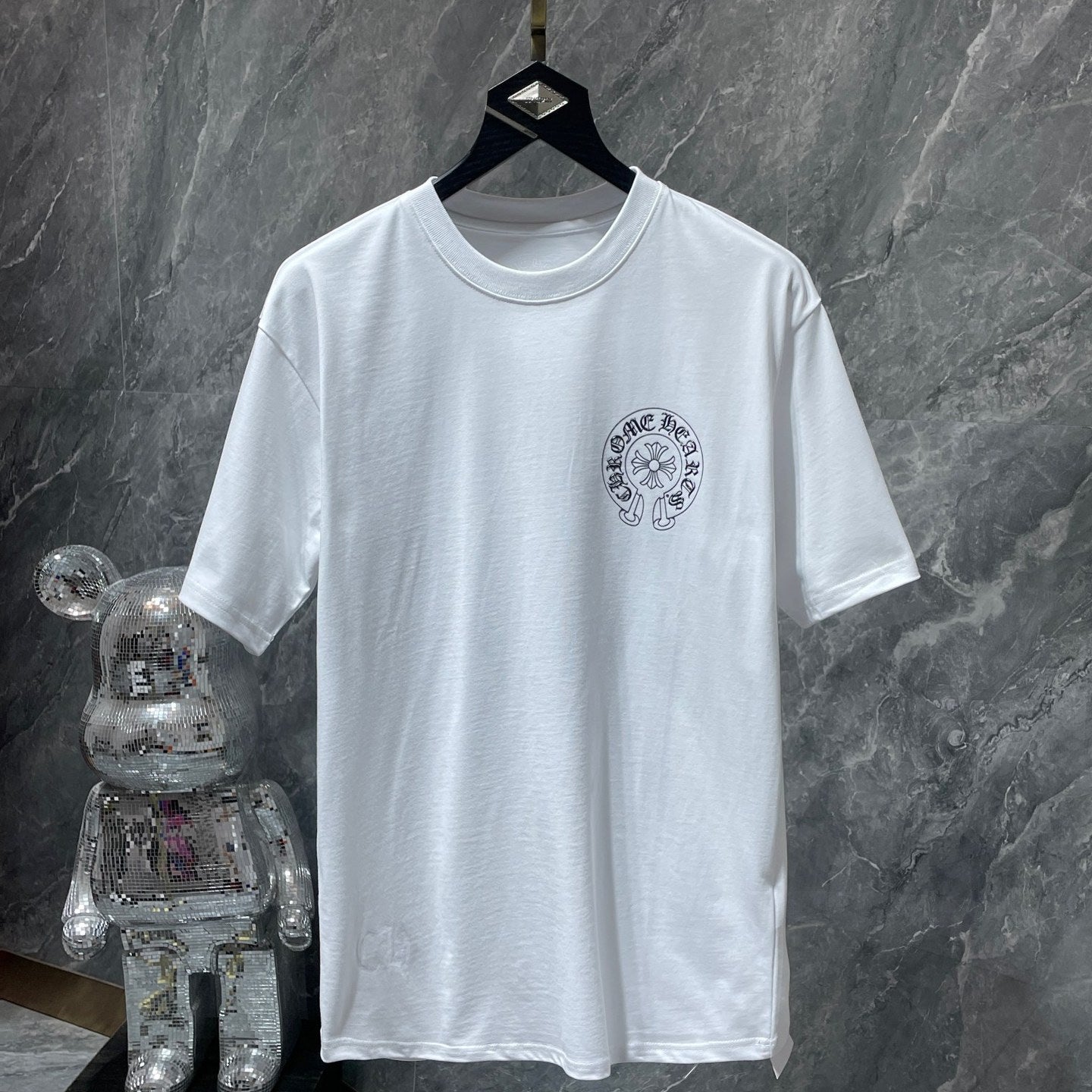 Chrome Hearts Horseshoe Sanskrit Glow In Dark Short Sleeve Tee Unisex
