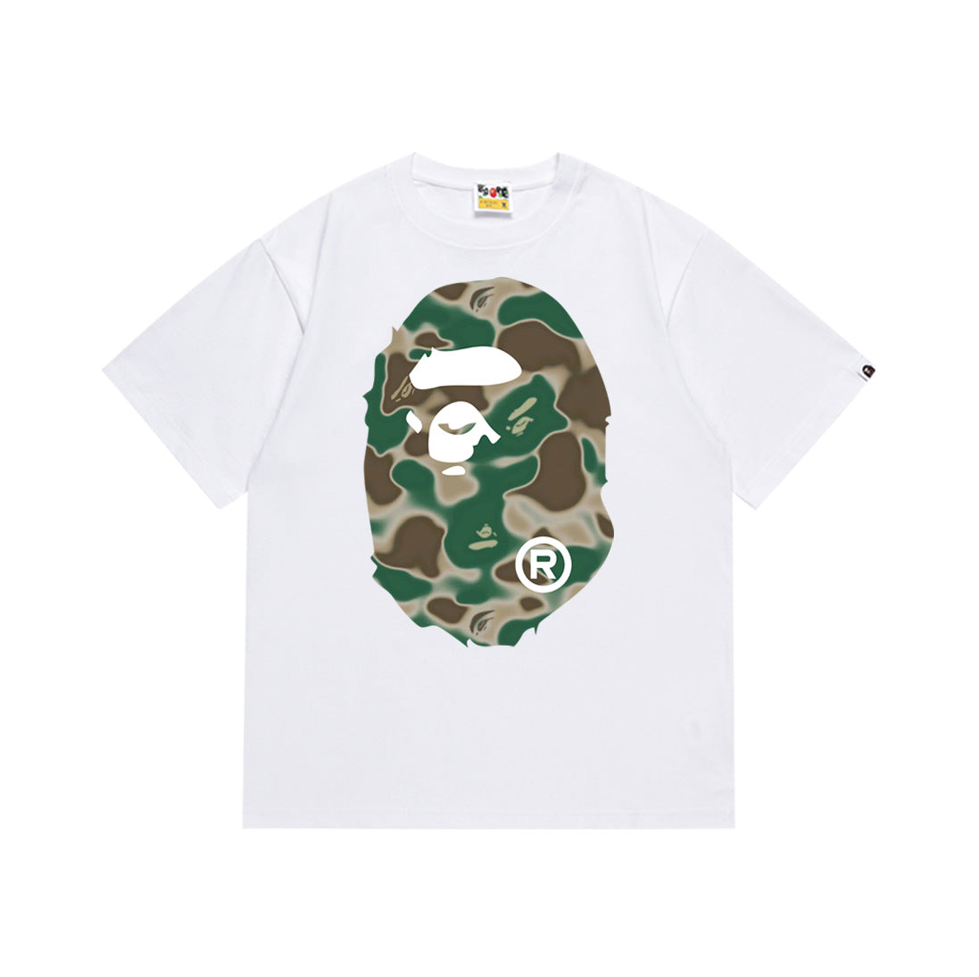 BAPE Ape Head Graphic Print Short Sleeve Tee Streetwear Unisex