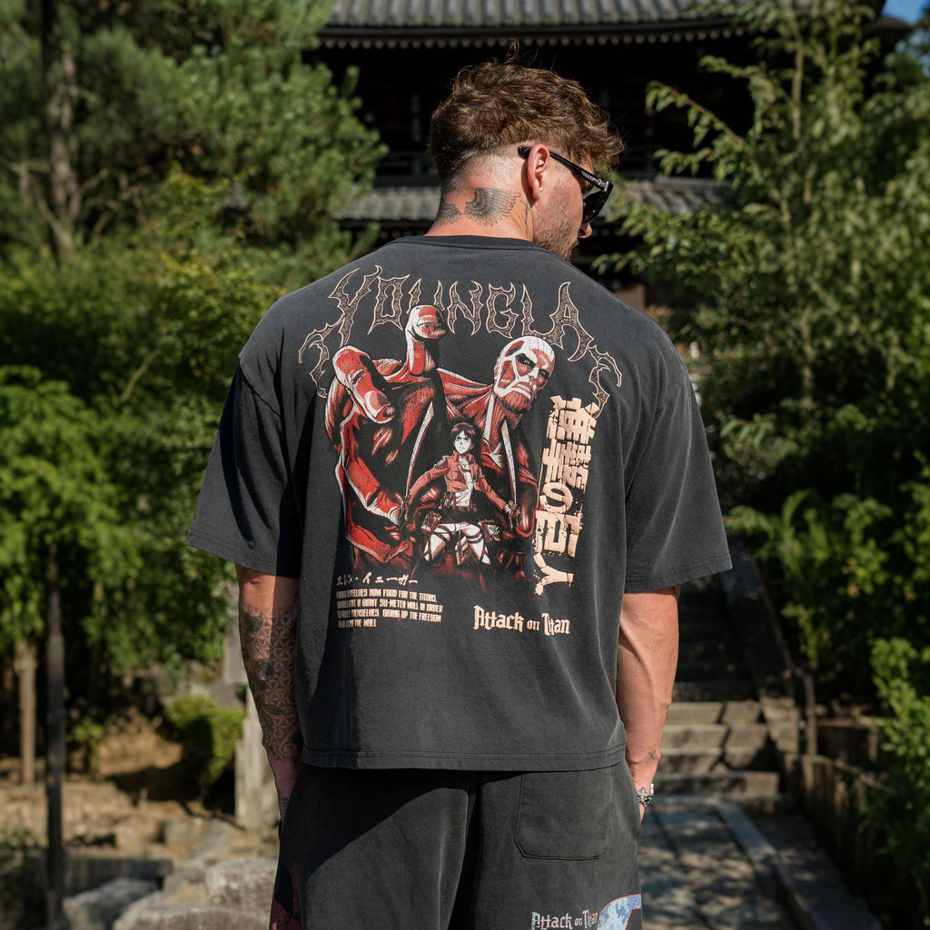YOUNGLA 4186 AOT© x YLA Cropped Tees