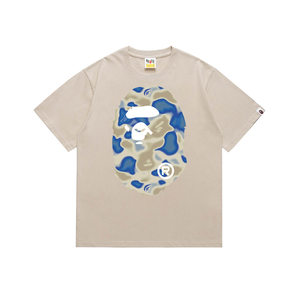 BAPE Ape Head Graphic Print Short Sleeve Tee Streetwear Unisex