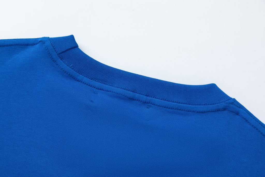Amiri Velvet Foam Letter Graphic Crew Neck Short Sleeve T Shirt