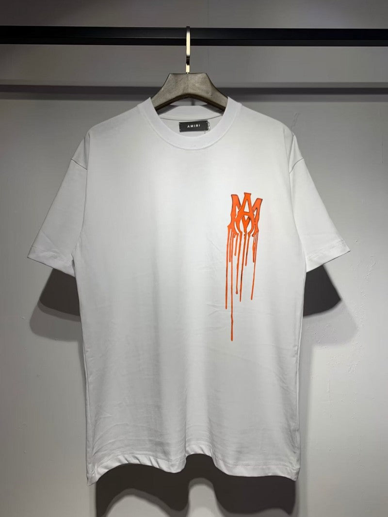 Amiri Multi‑Print Peace Dove Graffiti Oversized Tee Streetwear