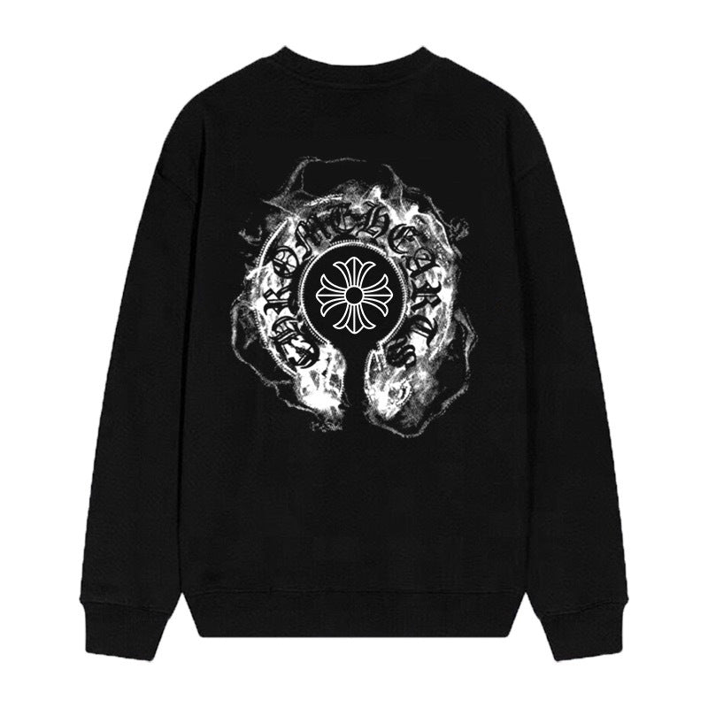 Chrome Hearts Cross Horseshoe Crewneck Sweatshirt Vintage Street Top