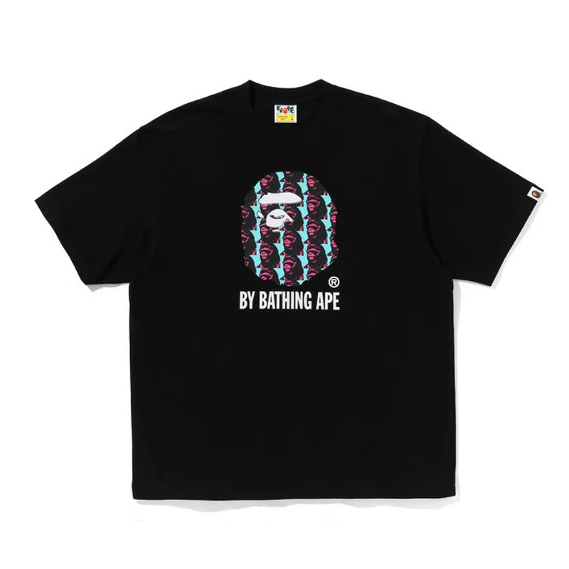 BAPE Ape Head & Shark Graphic Tee Loose Unisex Streetwear T-Shirt