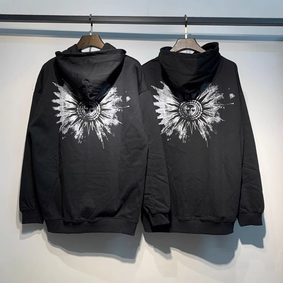 AMIRI Graphic Print Hoodie Streetwear Cotton Pullover Sweatshirt