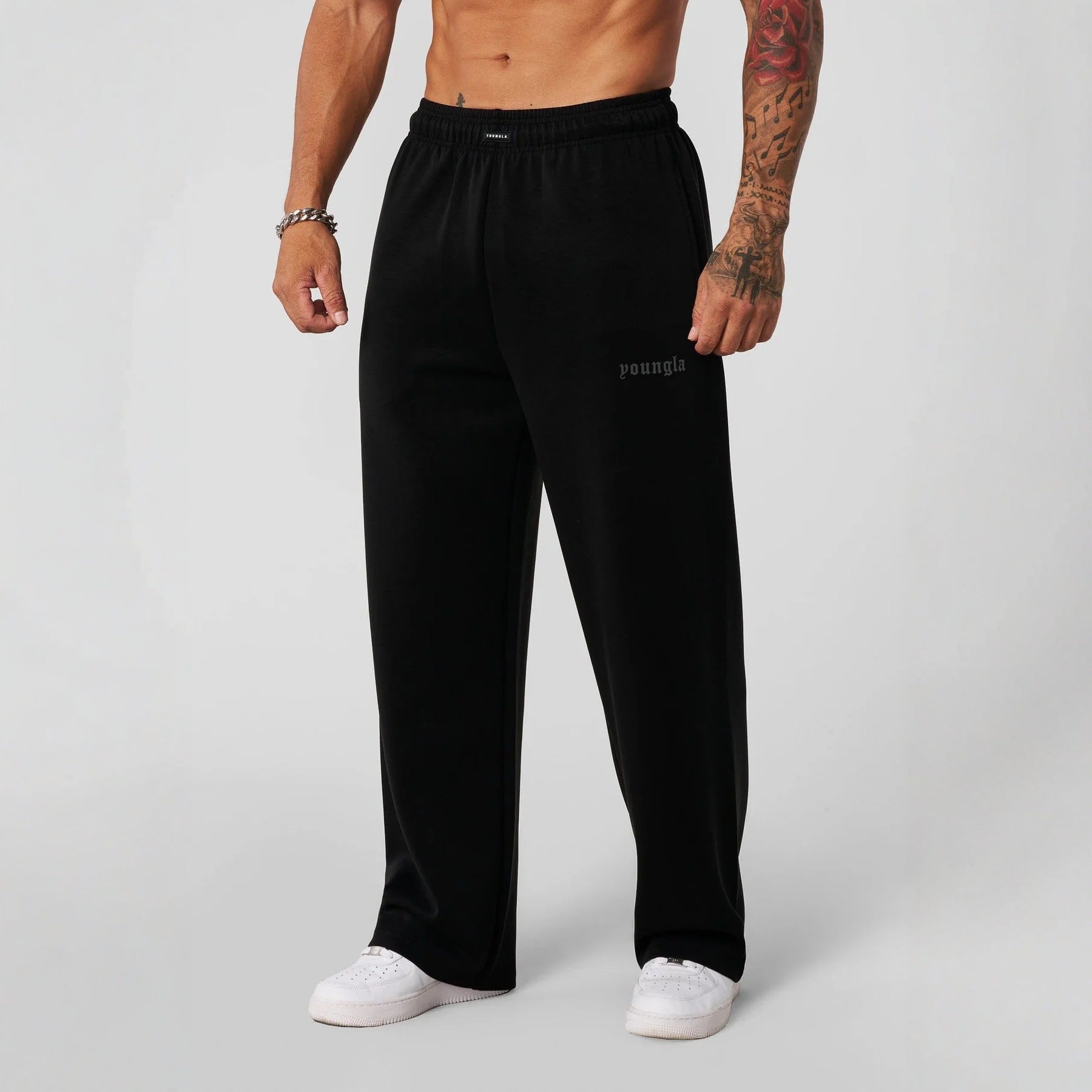 YOUNGLA 2141 Soft AF No Cuff Sweats
