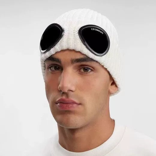 C.P Extrafine Merino Wool Goggle Balaclava, Goggle & Lens Side Beanie