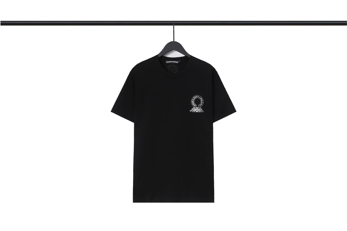 Chrome Hearts Sanskrit Cross Horseshoe Graphic Tee Multi‑Style