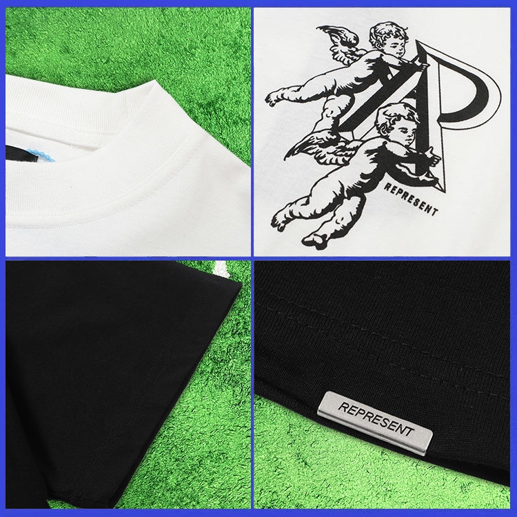Represent Vintage Washed Graphic Short Sleeve Tee Streetwear Unisex