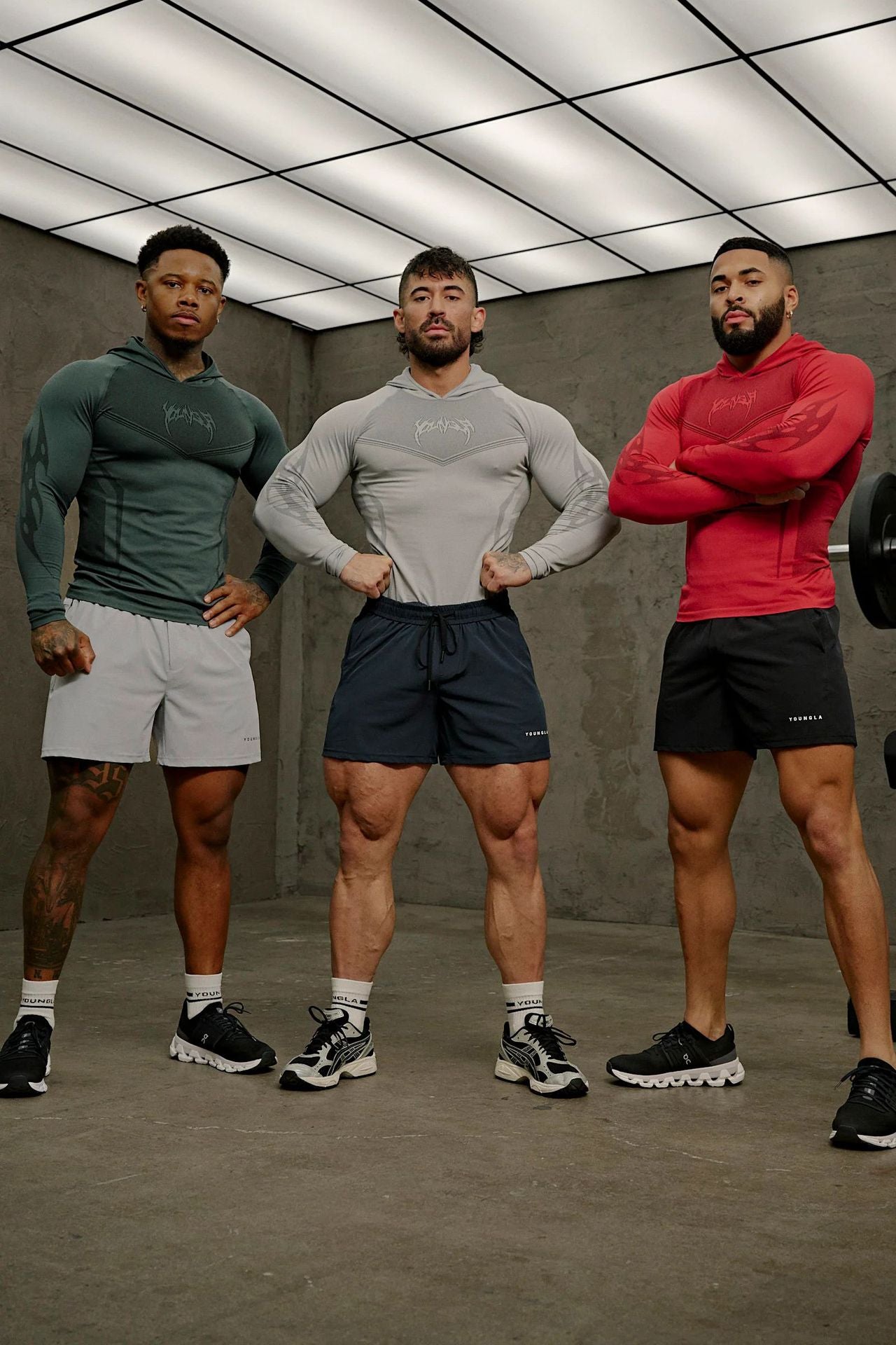 YOUNGLA 8062 Warrior Compression Hoodies