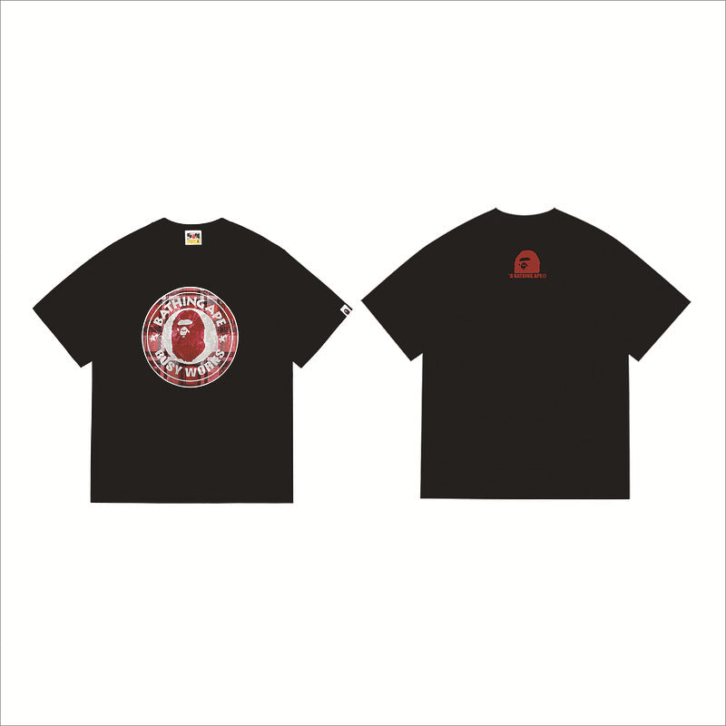 Bape Sakura Floral Graphic Oversized Tee Streetwear Unisex