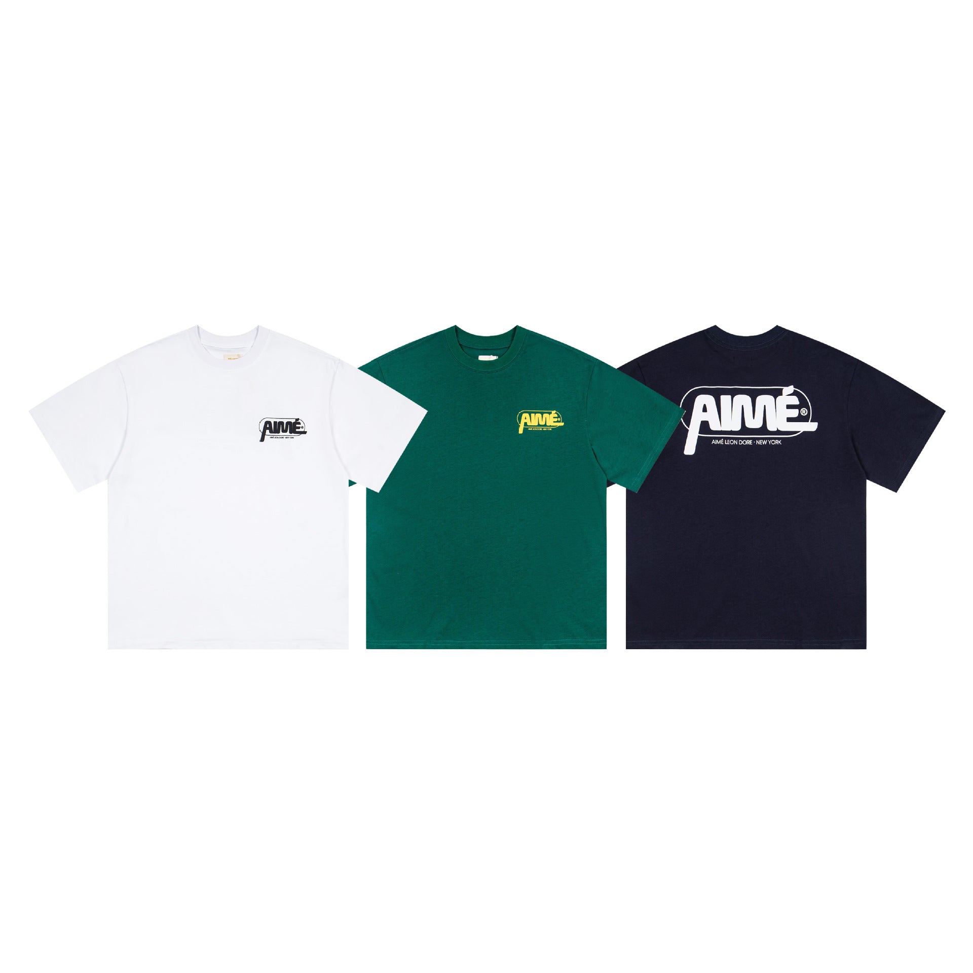 Aime Leon Dore Letter Graphic Crew Neck Short Sleeve T Shirt